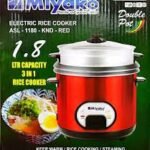 Miyako Rice Cooker | ASL1180-KND| 1.8L, 3 In 1