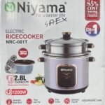 Niyama Electric Rice cooker NRC-081T, 2.8Litar, 3 inner pot, 1200W