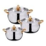 Kaisa Villa Stainless Steel Induction bottom 6pcs Cookware Set KV-6644