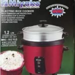 Miyako Rice Cooker Double Pot 1.2 Ltr MRC-512 YLD