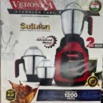 VERONICA Stainless Steel 3 in 1 Mixer Grinder 1200 Watt Sultaan