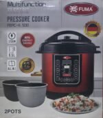 Fuma Japan Tecnology 2POTS Electric Multifunction Pressure Cooker 6.5L Capacity, 1200W, Model-FEPC- 6.5DD, Best Quality & Best Price. - Image 2