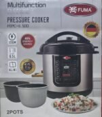 Fuma Japan Tecnology 2POTS Electric Multifunction Pressure Cooker 6.5L Capacity, 1200W, Model-FEPC- 6.5DD, Best Quality & Best Price. - Image 3