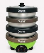 Disnie Electric Multi Curry Cooker & Rice cooker With 4 Pots 4 Lids- 5.5 Ltr / 1500 Watts - Image 3