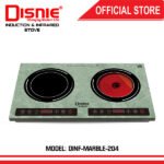 Disnie Double Burner DI-INF-204 Marble Top Energy Saving Electric Induction+Infrared Stove - Image 2