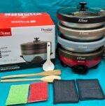 Prestige Elima Electric Multi Curry Cooker & Rice Cooker With 4 Pots 4 Lids- 6 Ltr / 1800 Watts, Model-EM-MC6044 / Best Price in BD. - Image 4