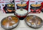 Shimuzi Electric Multi Curry Cooker & Rice cooker With 3 ss Pots 4 Lids- 5.5 Ltr / 1500 Watts - Image 4