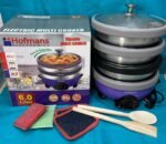 Hoffman's Electric Multi Cooker & Rice Cooker With 4 Pots & 4 Lids- 6 Ltr / 1500 Watts, Model-STI-MC10 / Best Price in BD. - Image 3