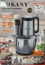 SOKANY 3 Liter 6 in 1 Multi-Function Food Chopper, Wonder Chopper SK-06019