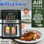 Miyako Air Fryer AF-600 CG SS 6L, Rapid Air Technology, 1800 Watts, Best Quality & Best Price in BD