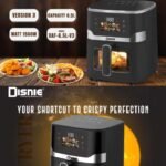 Disnie Air Fryer DAF-7.5L-V4/ DAF-6.5L-V3, 7.5Liter/6.5Liter-1500Watts, Supper Inverter Healthy Air Fryer- Fries Without Oil, Best Quality & Best Price in BD