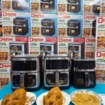 Disnie Air Fryer DAF-8L-V1/ DAF-6.5L-V3, 8Liter-2000Watts/ 6.5Liter-1500Watts, Supper Inverter Healthy Air Fryer- Fries Without Oil, Best Quality & Best Price in BD